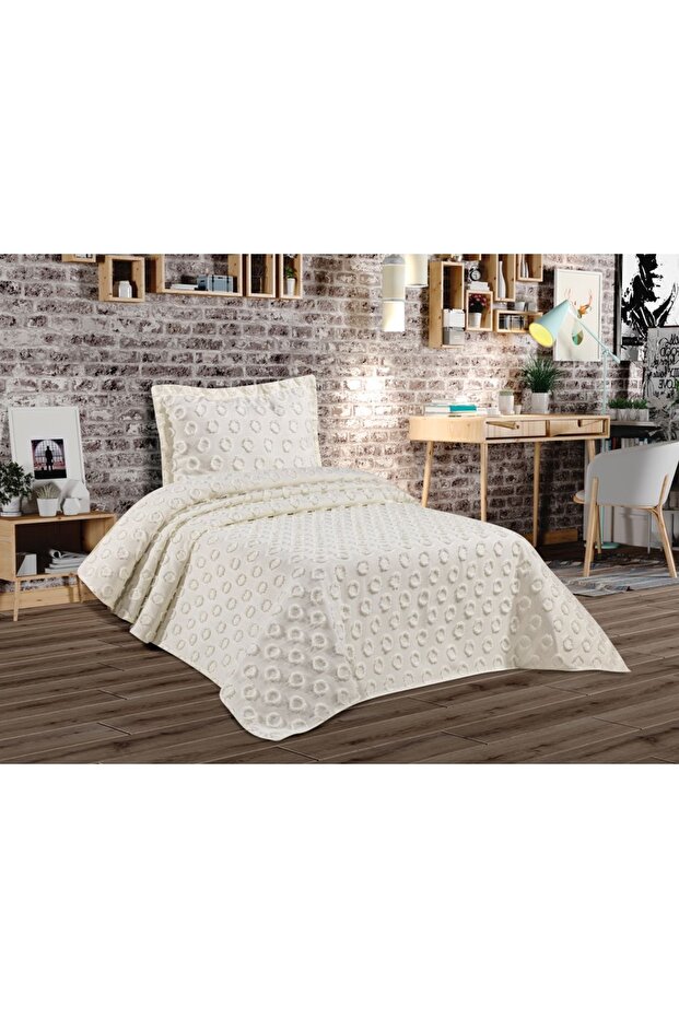 مجموعة القطن طقم بيكيه مزدوج روبي - 1