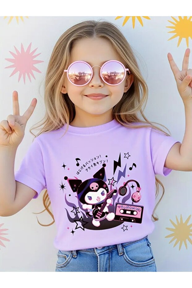 Kuromi Kids Design Unisex Oversize T-Shirt
