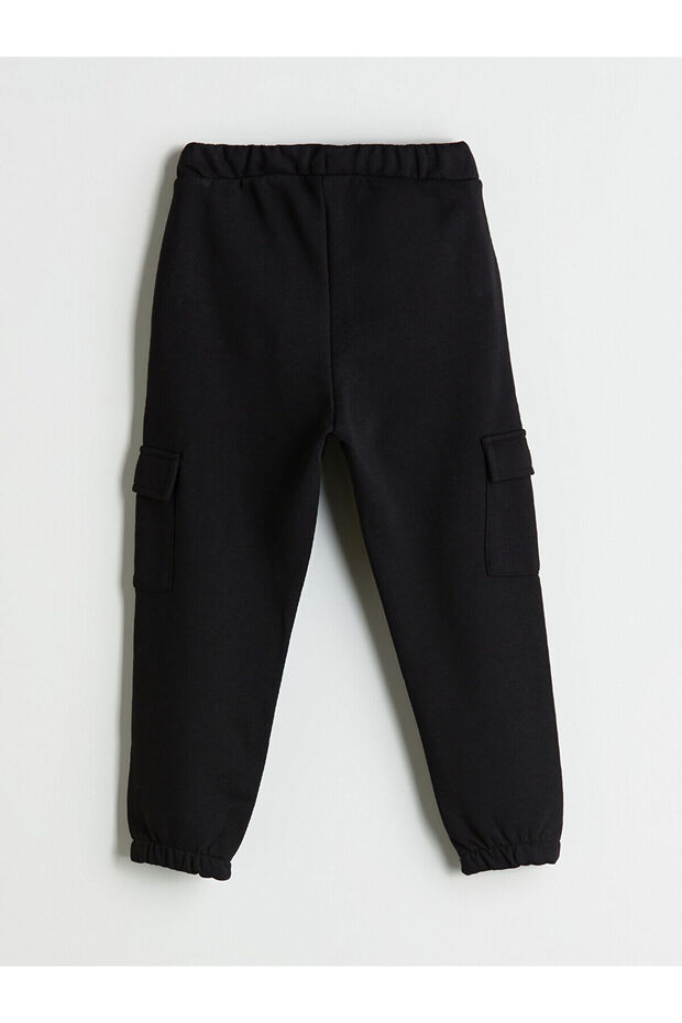 Beli Lastikli Erkek Çocuk Jogger Eşofman Altı - 3