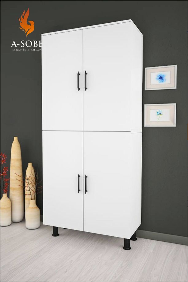 A‑SOBE Seramik & Ahşap – Çok Amaçlı Dolap 70 cm – Mutfak, Banyo, Kiler Dolabı - 2