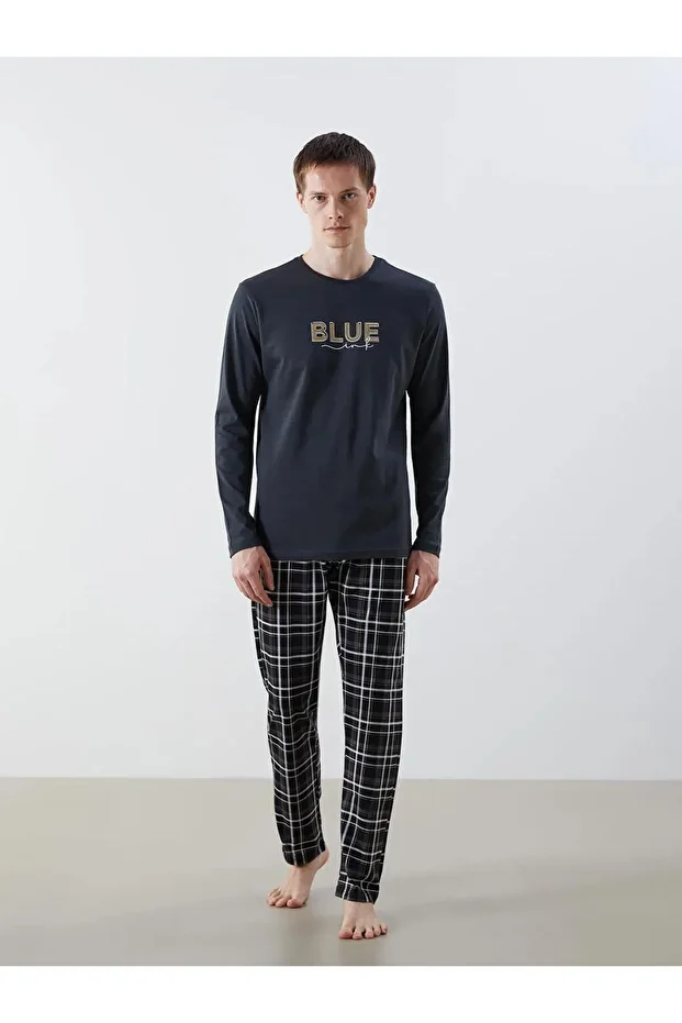 Standart Kalıp Erkek Pijama Takımı (W5) - 1