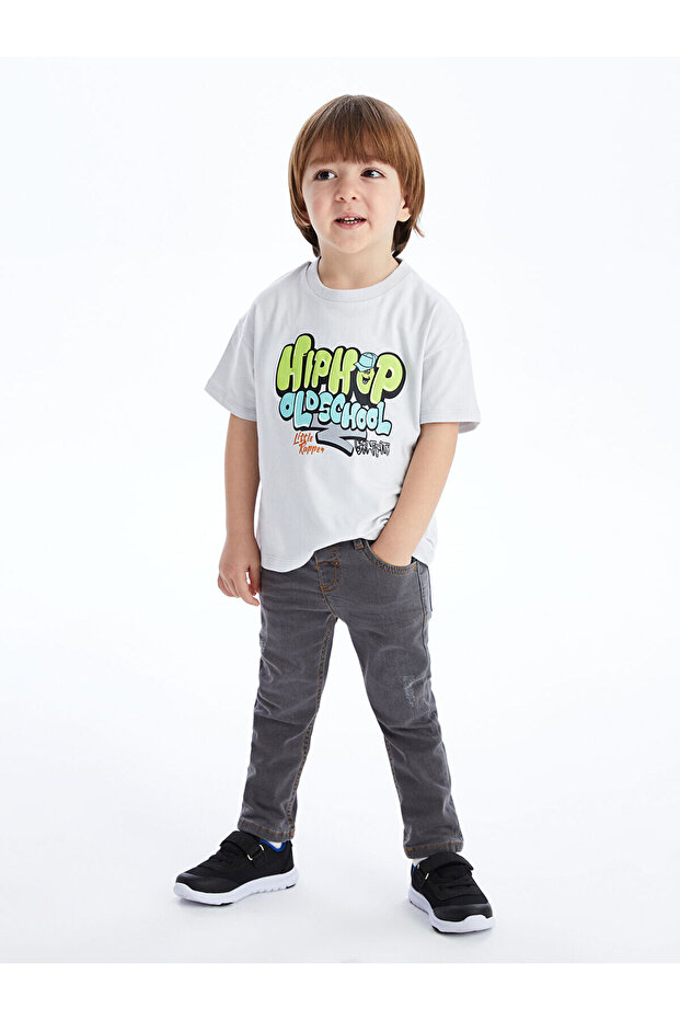 LCW baby Basic Baby Boy Jean Trousers