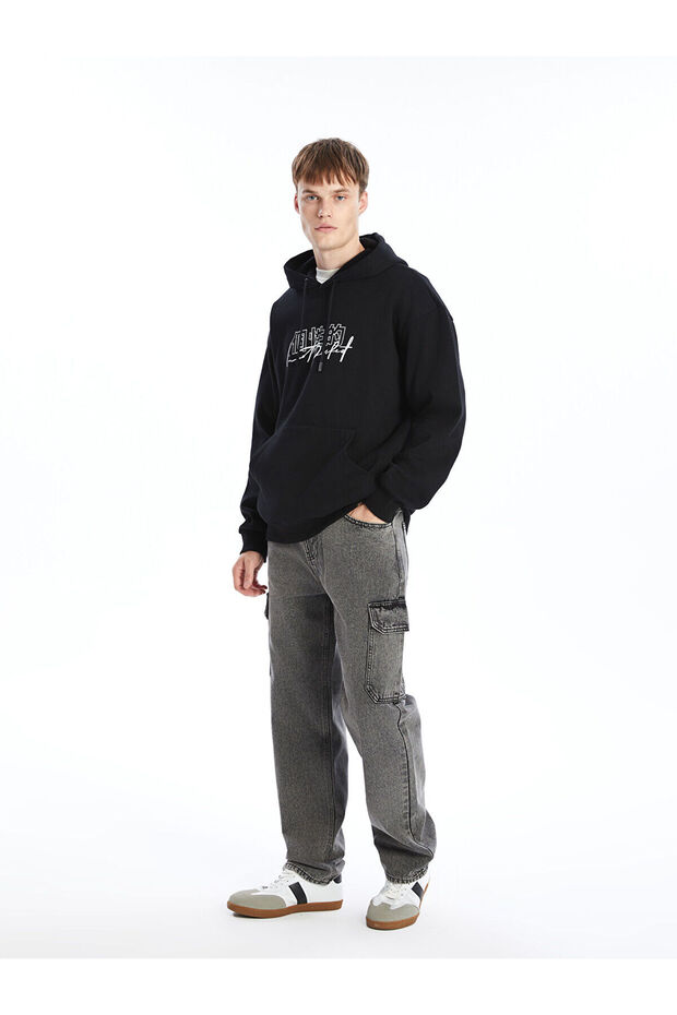 Baggy Fit Men's Cargo Jeans