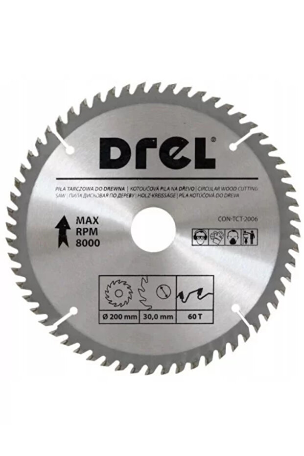 Circular disc vidia, 60 teeth, 200 mm, - 1