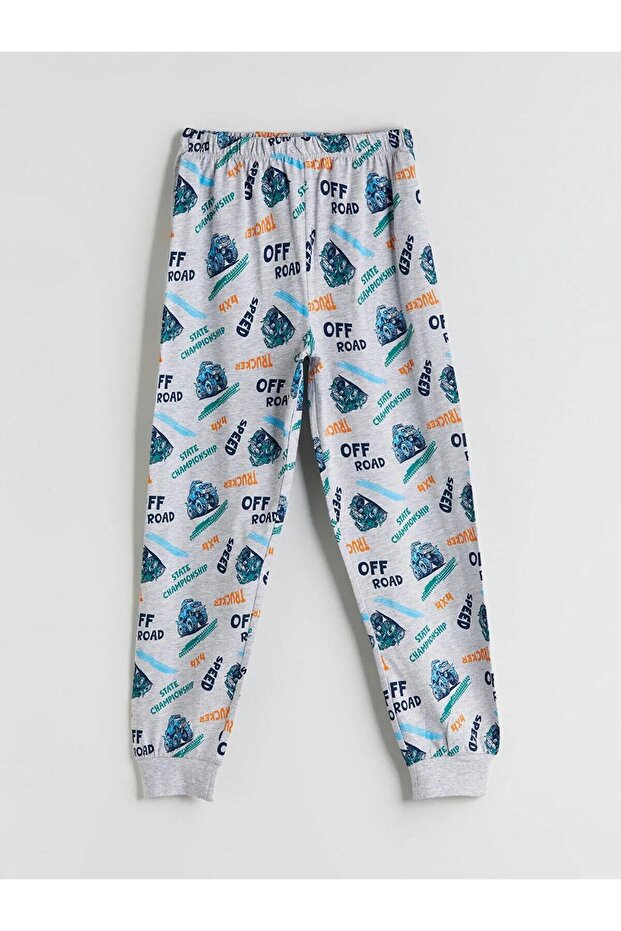 LCW Kids Bisiklet Yaka Erkek Çocuk Pijama Takımı (W5) - 5