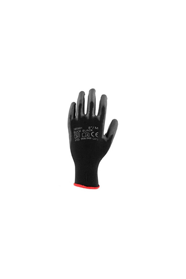 Work Gloves, Richmann, Polyurethane, Size XL, Black - 4