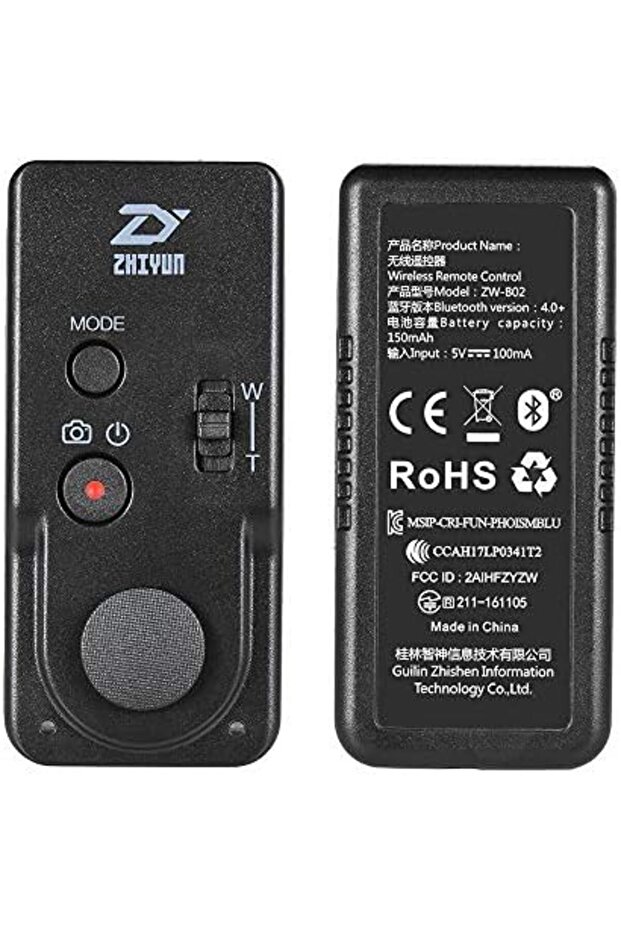 Wireless Remote Control ZW-B02 for Stabilizer Rider-M, Crane-M, Smooth-2, Smooth-3, Smooth-Q, - 4