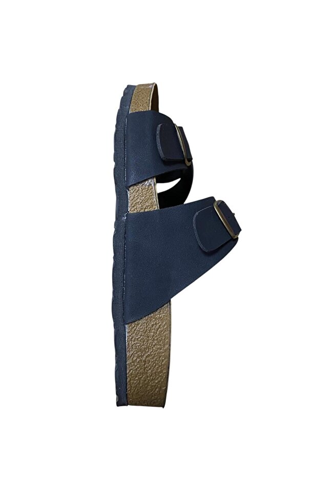 Slippers Double Buckle Flip Flops Thumb - 3