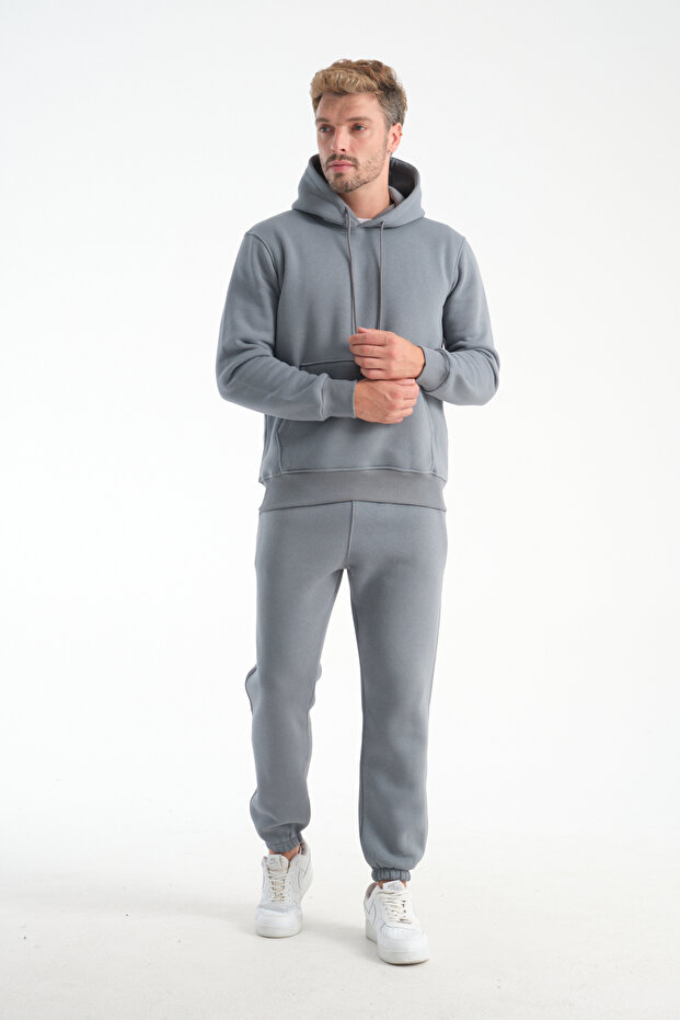 Men's Pamulu 3 Thread Fleece Hooded Tracksuit Set