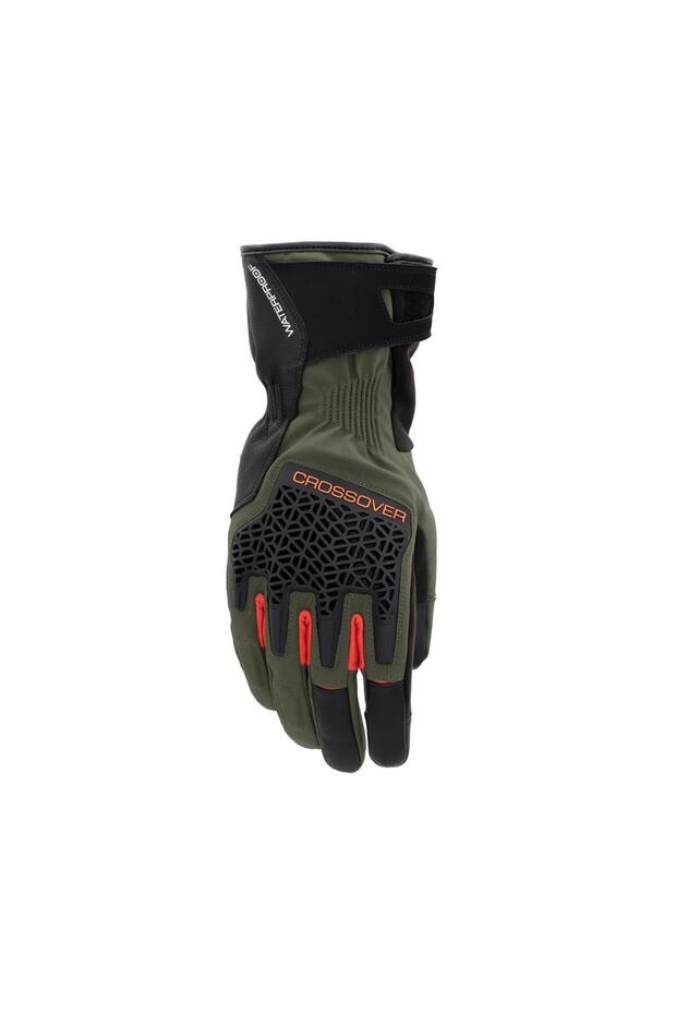 Ce Crossover Waterproof Eldiven Siyah Yeşil - 1