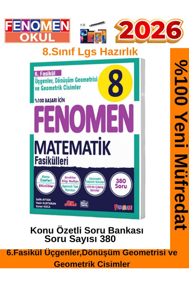 2026 8.Sınıf Matematik Konu Özetli Soru Bankası Fasikülü(1758 Soru)6 Faikül - 7