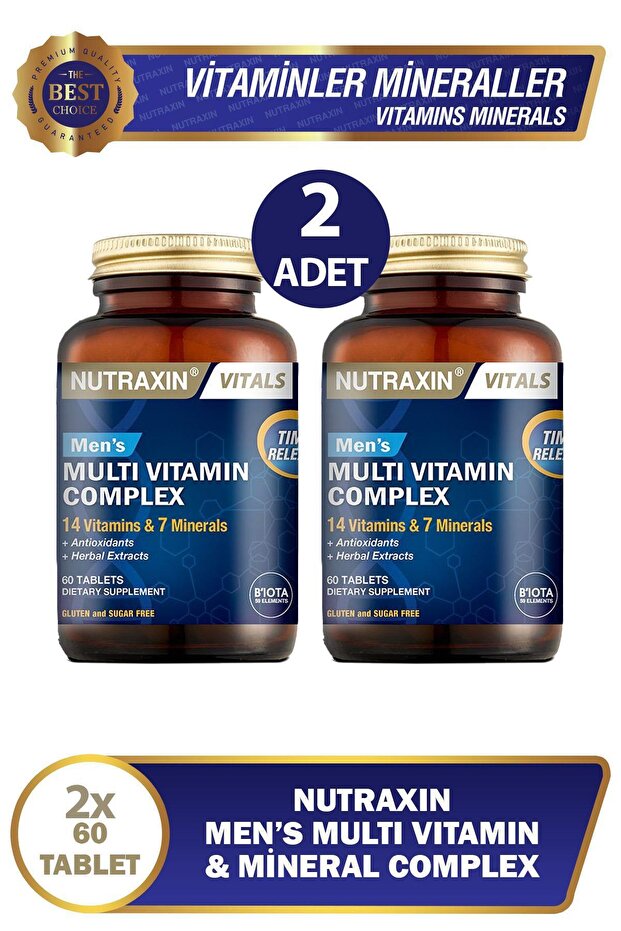 Men's Multi Vitamin Complex 60 Tablet 2 Adet - 1