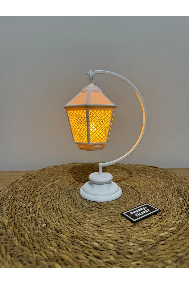 Asılı Mini Sokak Lambası Feneri ve Led Mum - 2