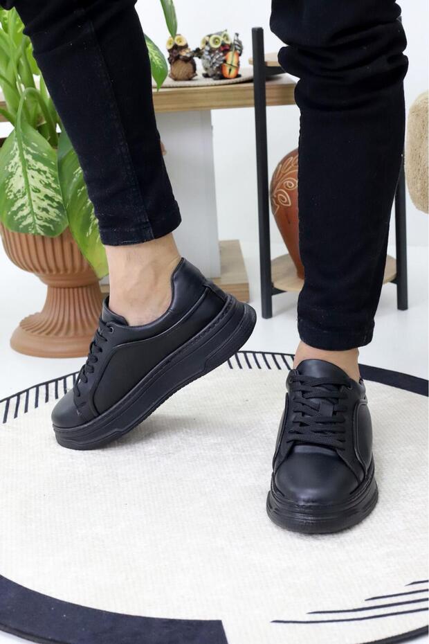 SNEAKER YÜKSEK TABANLI ORTAPEDİK YUMUŞAK RAHAT SPOR AYAKKABI - 1