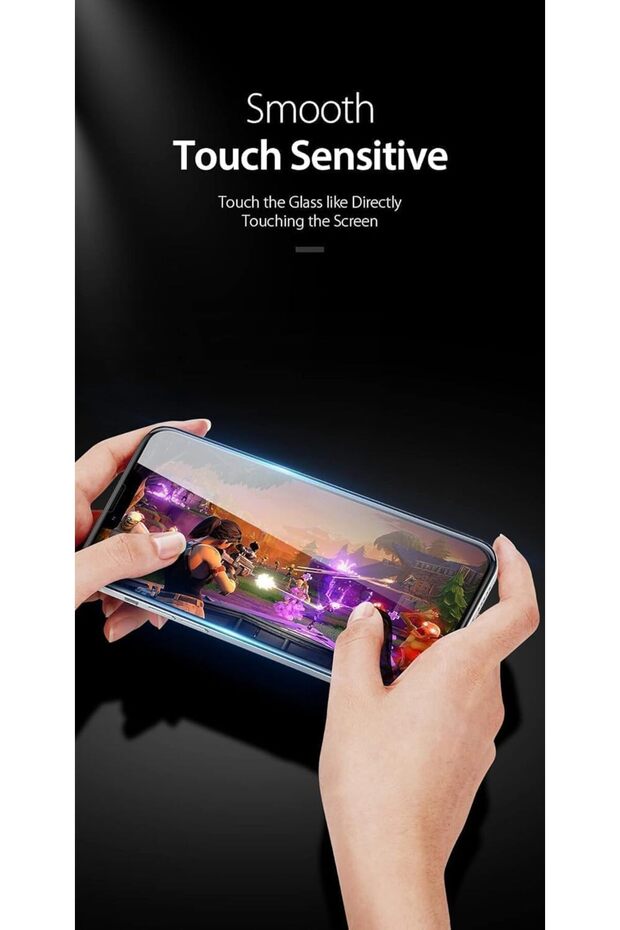 واقي شاشة زجاجي مقوى بتغطية كاملة 5D لهاتف iPhone 13 - 5