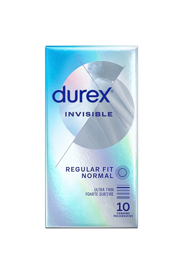 Prezervative Invisible regular, 10 bucati - 1