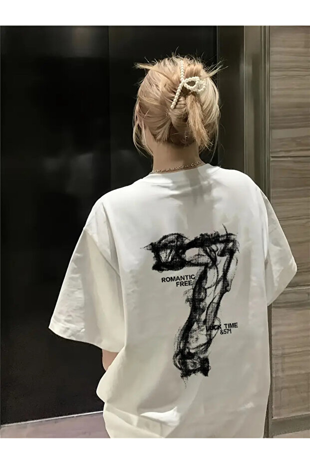 Premium Oversize Cut Short Sleeve Printed T-Shirt