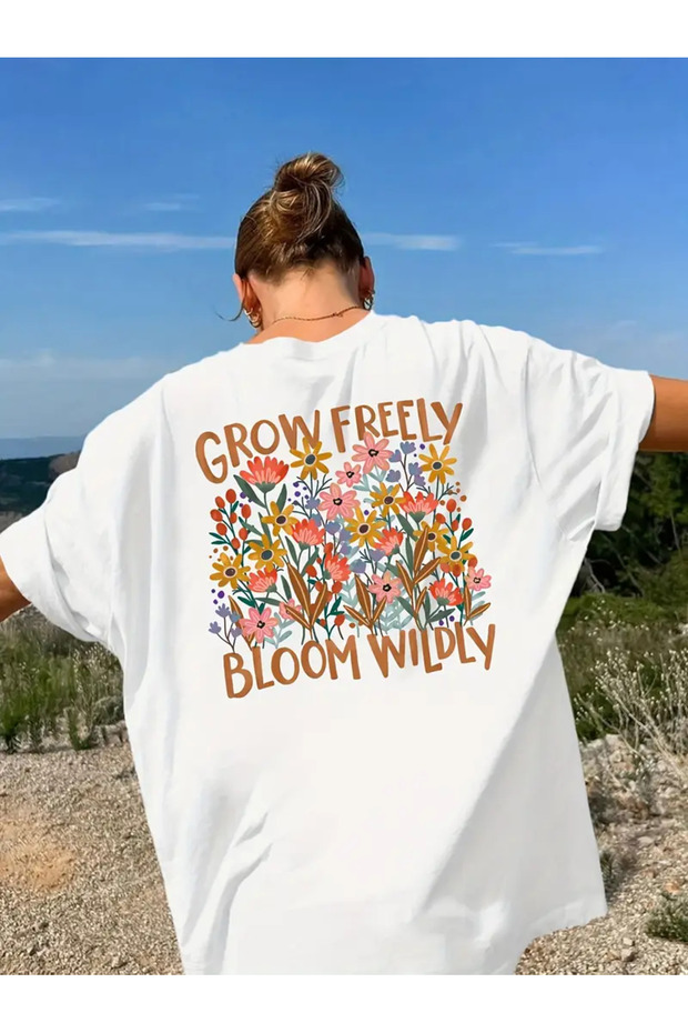 Premium Oversize Cut Short Sleeve Printed T-Shirt