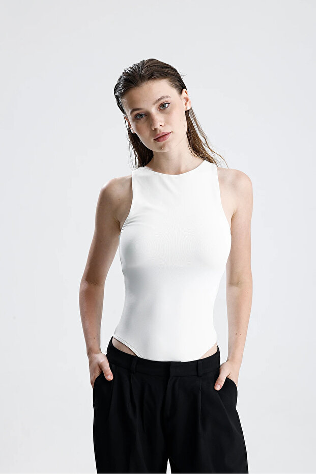 Kadın Basic Bodysuit - 3