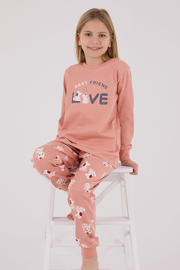 Devojčin roze pidžama set