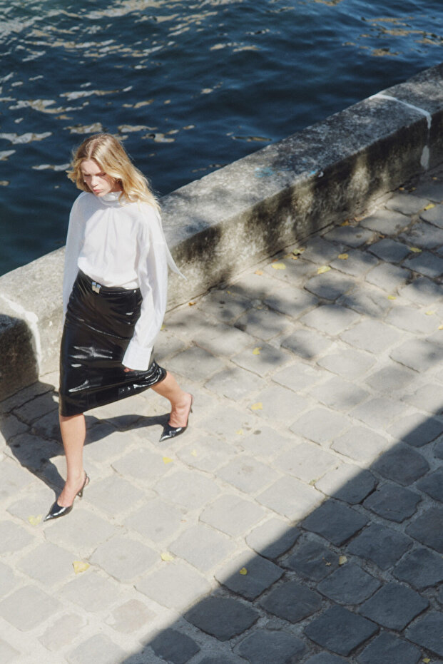 Fiyonk Yakalı Bluz - 2