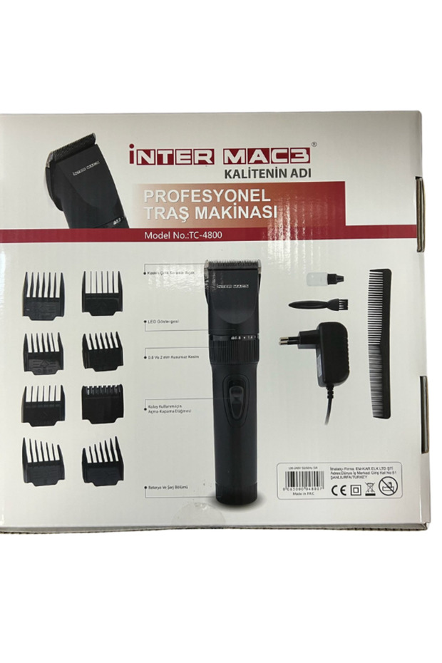 İNTER MAC3 PROFESYONEL TRAŞ MAKİNESİ KALİTENİN ADI - 3
