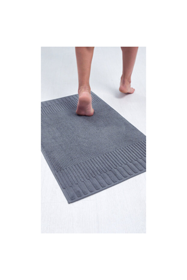 Rectangular Soft Absorbent Cotton Bath Mat 50 x 80cm - 1