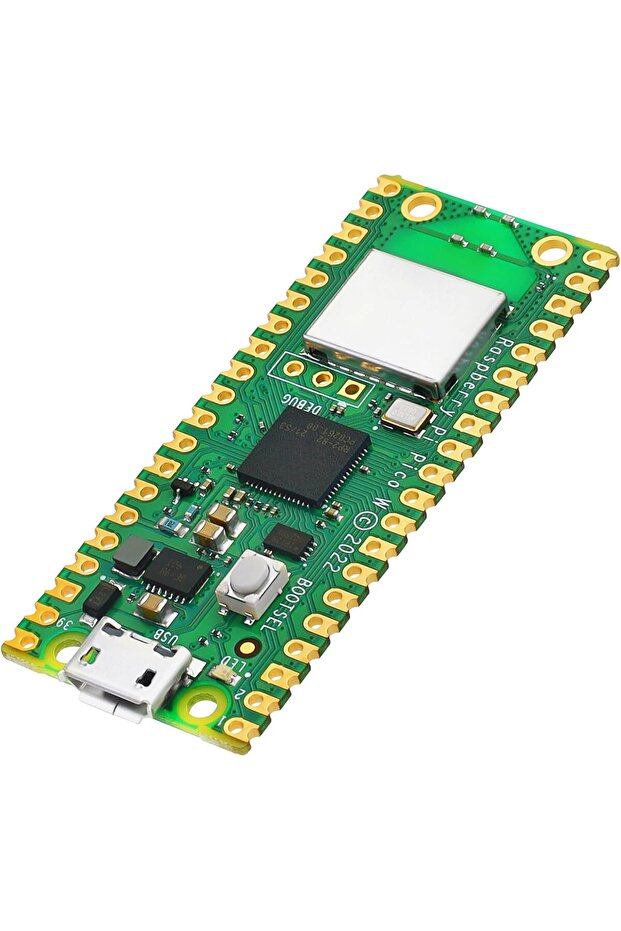 Yilofit Raspberry Pi Pico W - شريحة RP2040 مع واي فاي مدمج، 2.4/5 جيجاهرتز، يدعم بلوتوث 5.2، Sin