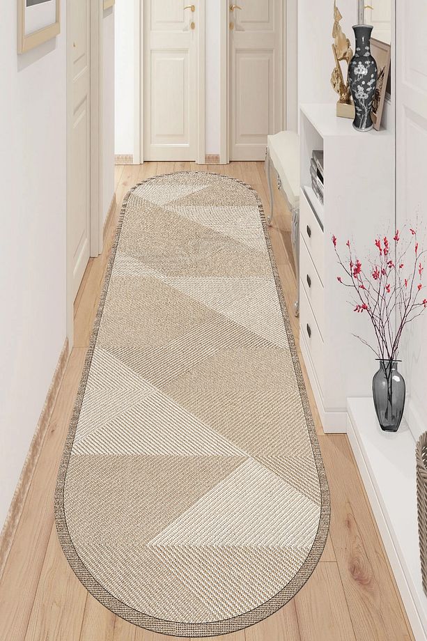 DİJİTAL BASKILI Kaymaz Taban Yıkanabilir Modern Mutfak Halısı Salon Halısı Yolluk - 2
