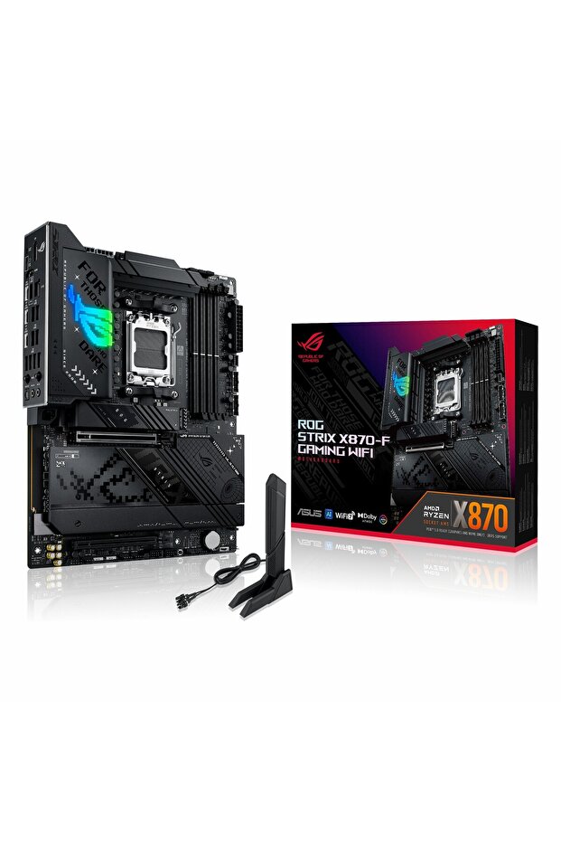 ROG Strix X870-F Gaming WiFi DDR5 (8000MHz)OC M.2 HDMI/DP/USB-C PCIe 5.0 AM5 ATX Anakart - 1