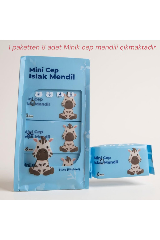 1 paket Minik Islak Cep Mendili ve 100`lü Minik kağıt sabun - 2