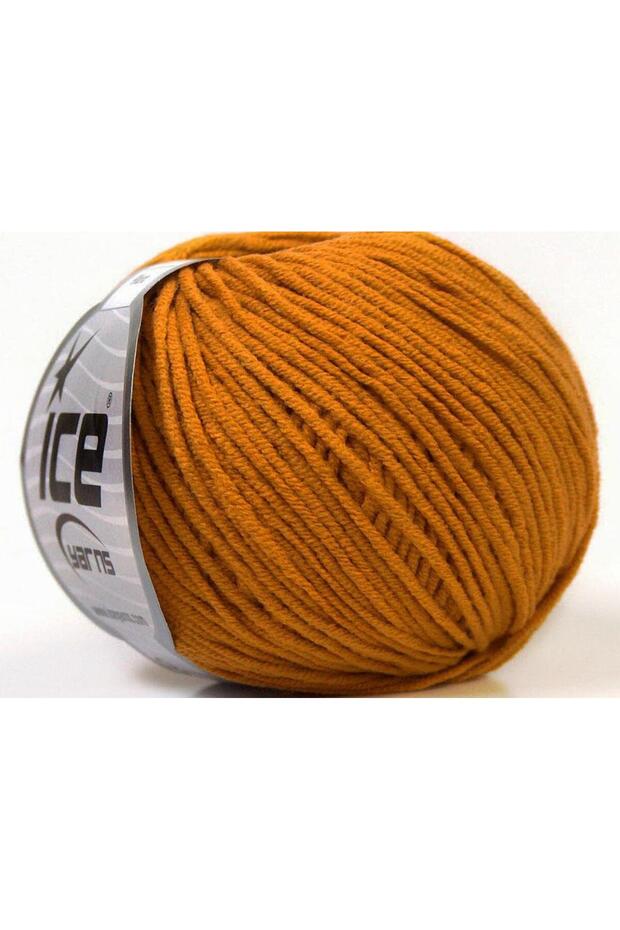 8X50Gr. Alara Cotton, Acrylic Dark Gold Summer Yarns, Cotton