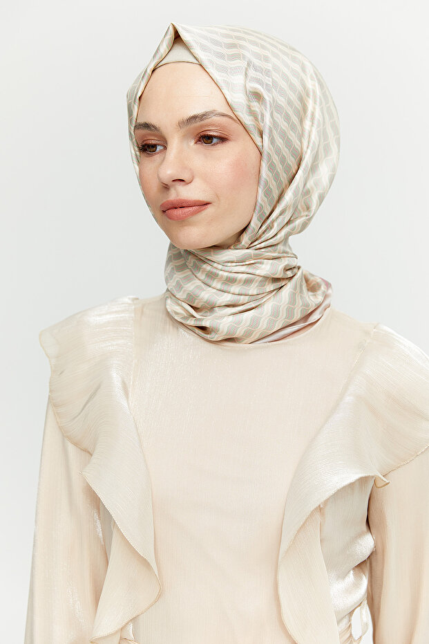 Volan Detaylı Elbise - 5