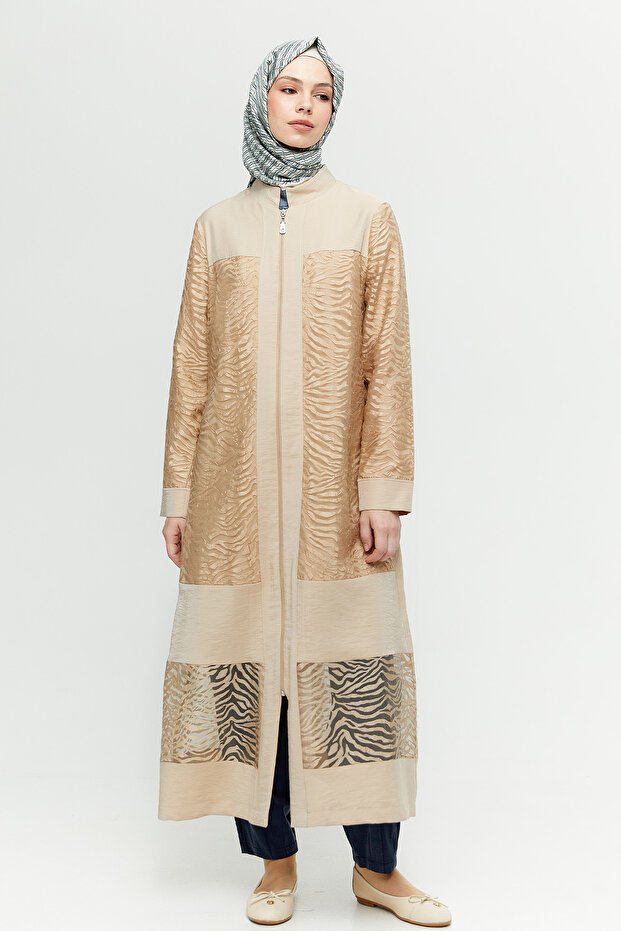 Fermuarlı Pardösü - 1