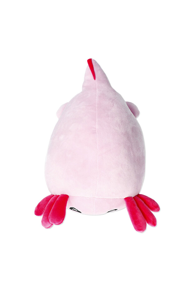 Pembe Yuvarlak Şekilli Sevimli Canavar Peluş Oyuncak - 4