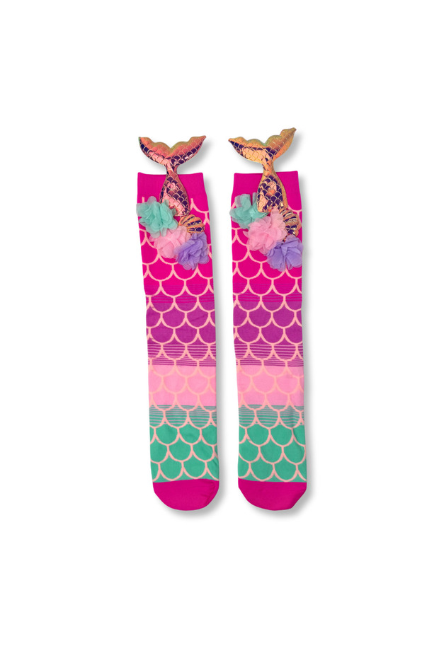 Funky 3D High Socks for Kids & Teens – Fun Socks - Mermaid