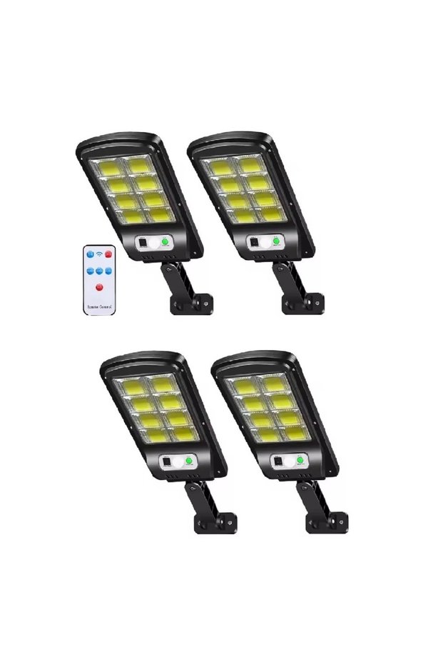 4x Solar Lamp with Motion Sensor IP67
