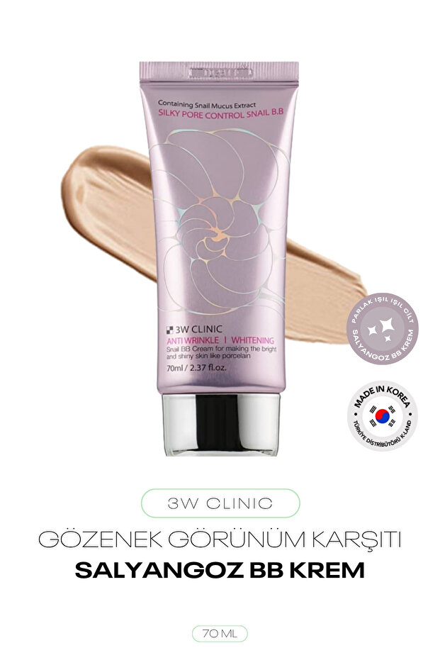 Anti-Pore Appearance Korean Bb Cream 3W Clinic Silky Pore Control Bb Cream