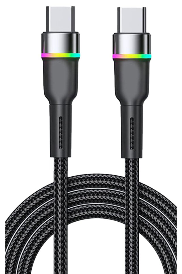 Meizu 16 16s 16T 16th 16x Şarj Kablosu Type-C 60W RGB Led SZ-CL13 - 1