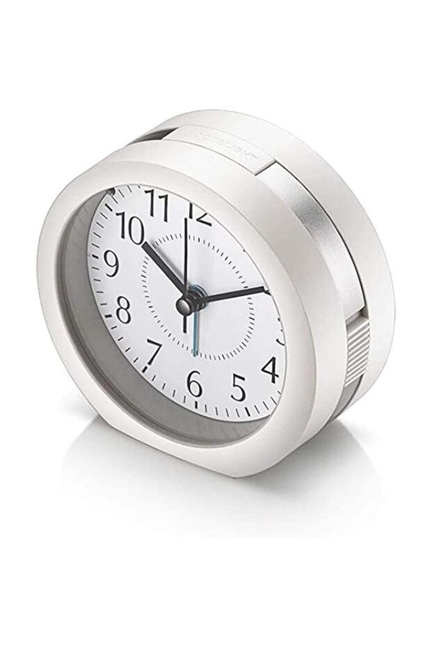 ELECDON Analog Alarm Clock, ELECDON 4 inch Super Silent Non Ticking Small Clock with Snooze and Nig - 1