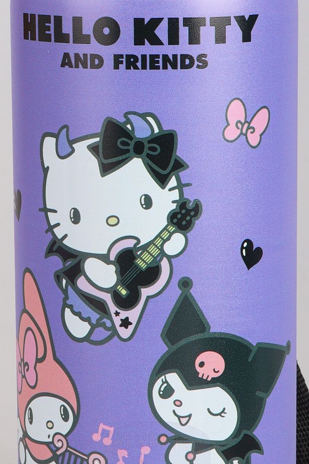 "DEKOMUS CEP DEFTERİ HEDİYELİ" LİSANSLI HELLO KITTY & BEST FRIENDS KUROMI,MY MELODY ÇELİK MATARA 500 - 7