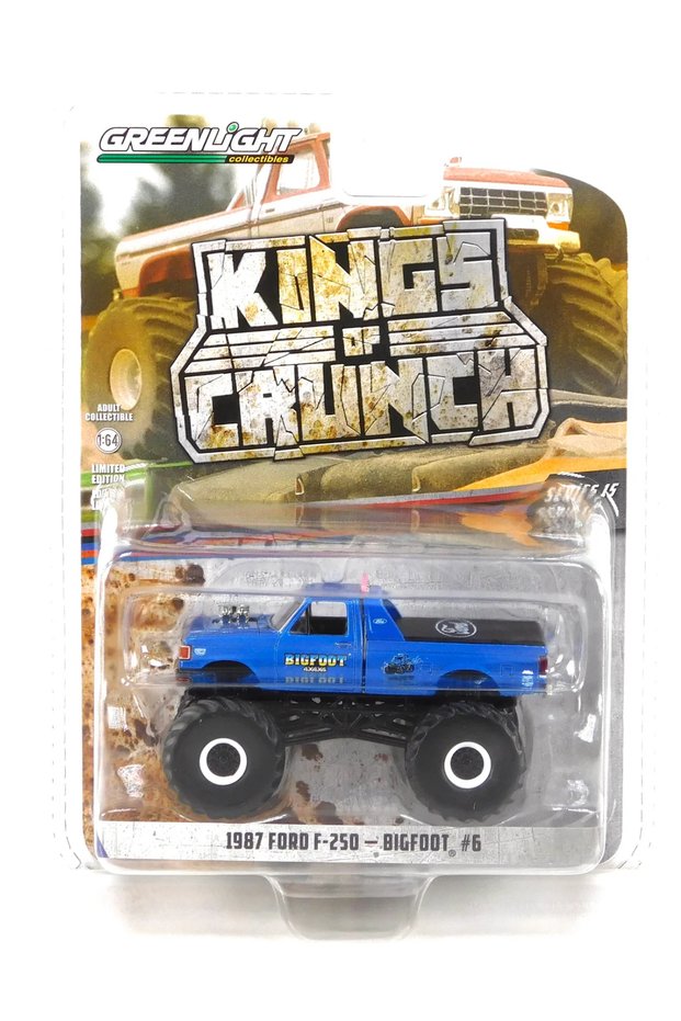 Kings of Crunch 1:64 1987 Ford F 250 Bigfoot 6 1 Diecast Model
