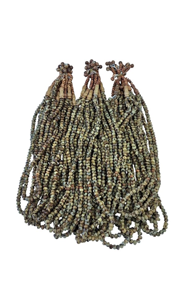 30 قطعة من حبات النخيل المصنوعة يدويًا للتسبيح