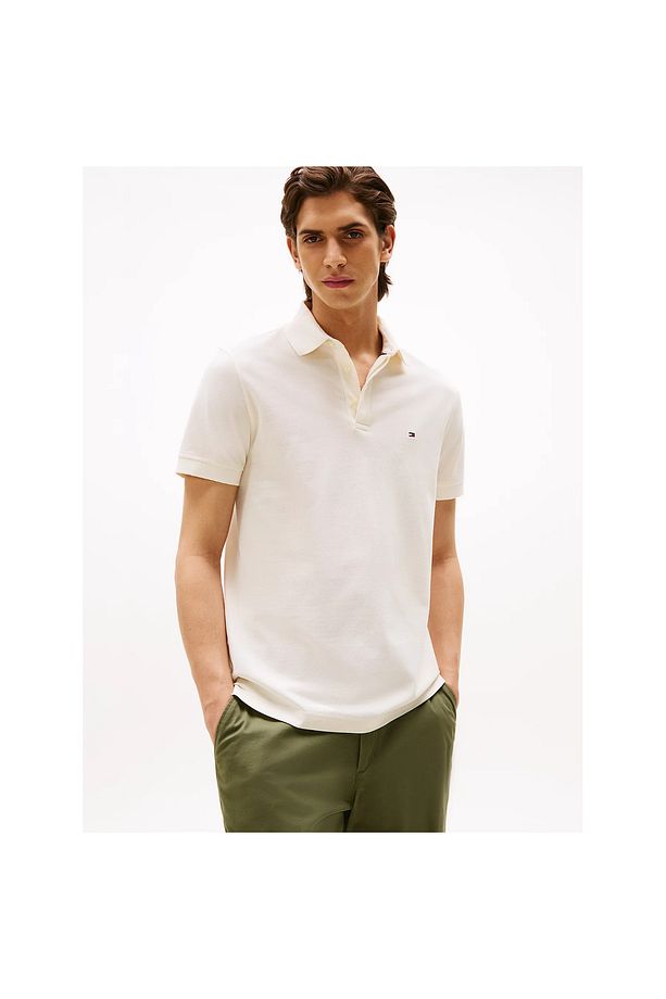 Th Mw0mw38491 Hıdden Placket Reg Polo Erkek Tshırt - 2