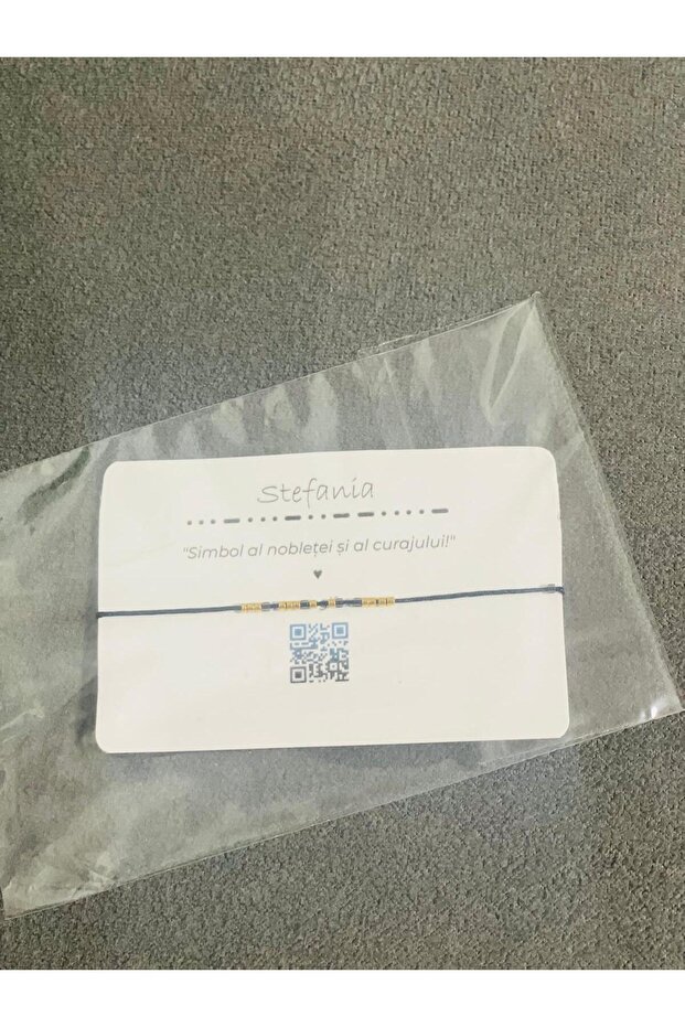 Morse Code Bracelet - Stefania - 1