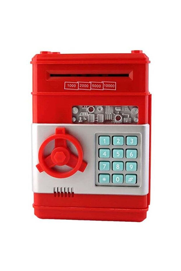 Electronic Money Saving Box With Password Protected Unique Detailed Design