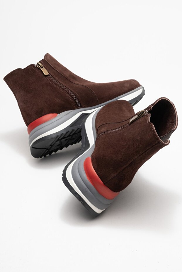 Anery Kadın Bot Kahve Süet - 6