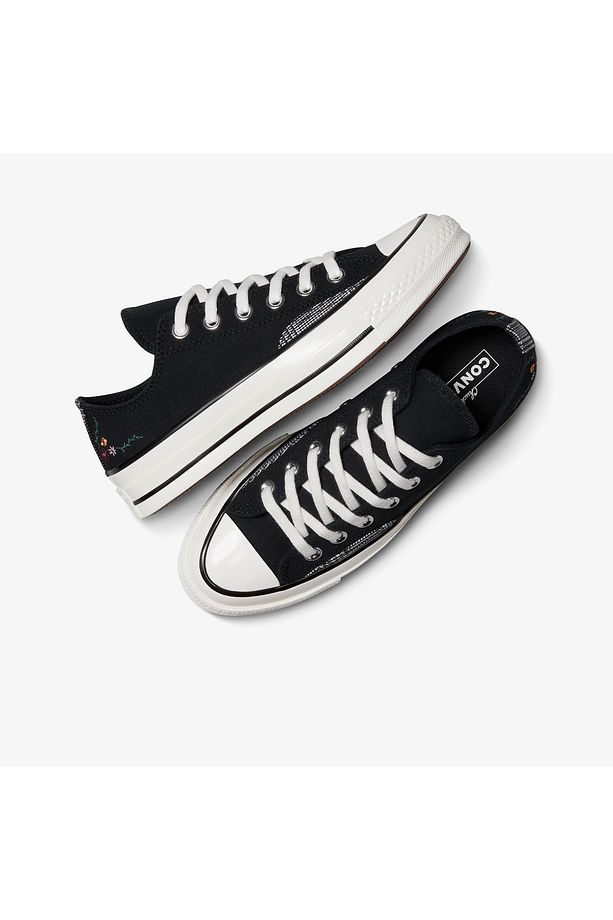 Chuck 70 Varsity Vines Unisex Siyah Sneaker - 5