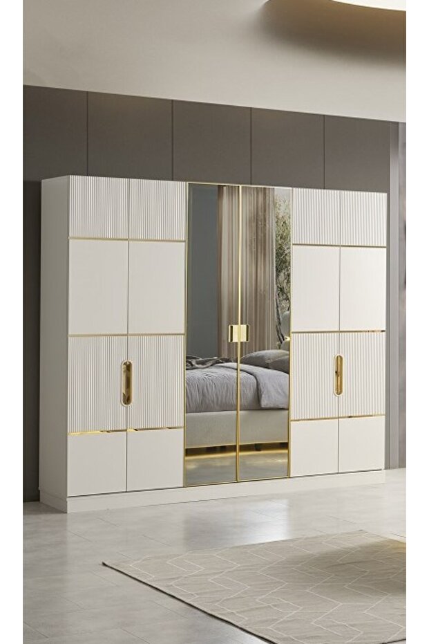 BASEL MDF 6 KAPAKLI DOLAP - 1