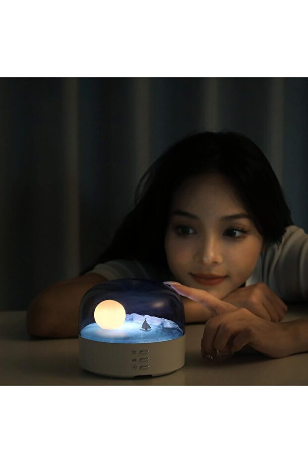 مصباح على شكل القمر - 1